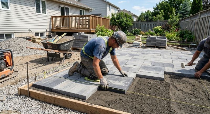 Patio Pavers Construction in Boston, MA
