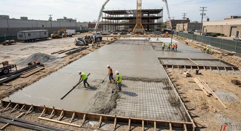 Commercial Slab Construction in Franklin, TN