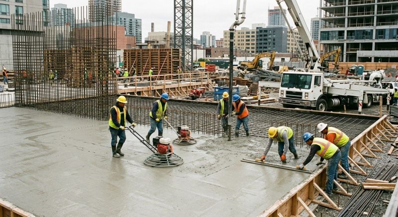 Commercial Slab Installation in Davis County, UT