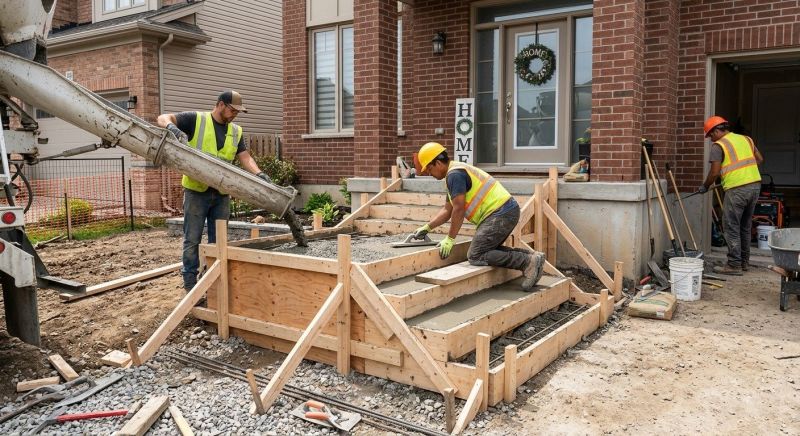 Concrete Steps Pouring in Fort Collins, CO